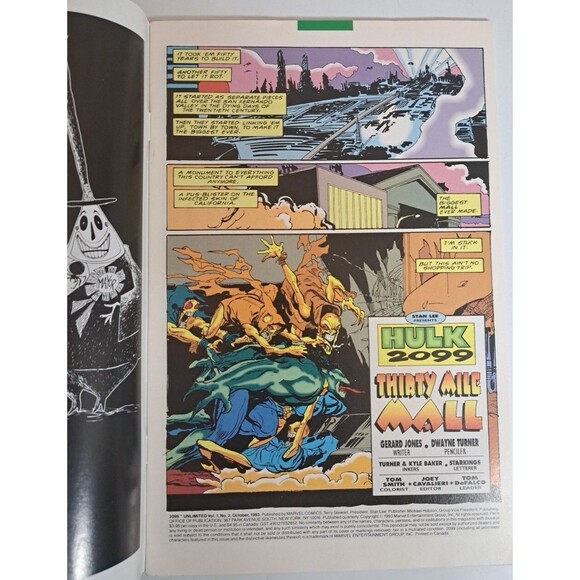 2099 Unlimited #1 & #2 Lot (1993) Marvel Comics Bagged Set Spider-Man Hulk - Picture 11 of 12